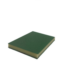 DOUBLEFLEX SOFTPADS абразивна ручна губка GREEN 123x98x12mm ULTRAFINE Р800