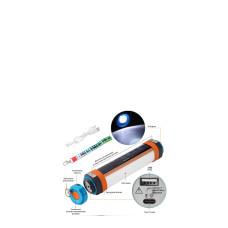 Акумуляторний ліхтарик-повербанк Profiline T25 5200mAh