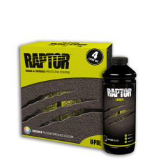 RAPTOR 2K 3:1 U-POL Захисне покриття підвищеної міцності КОЛЬОРОВЕ, комплект 3,8L