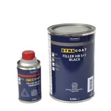 Грунт автомобільний DynaCoat  FIL HB 5+1 Black SET, 1 л